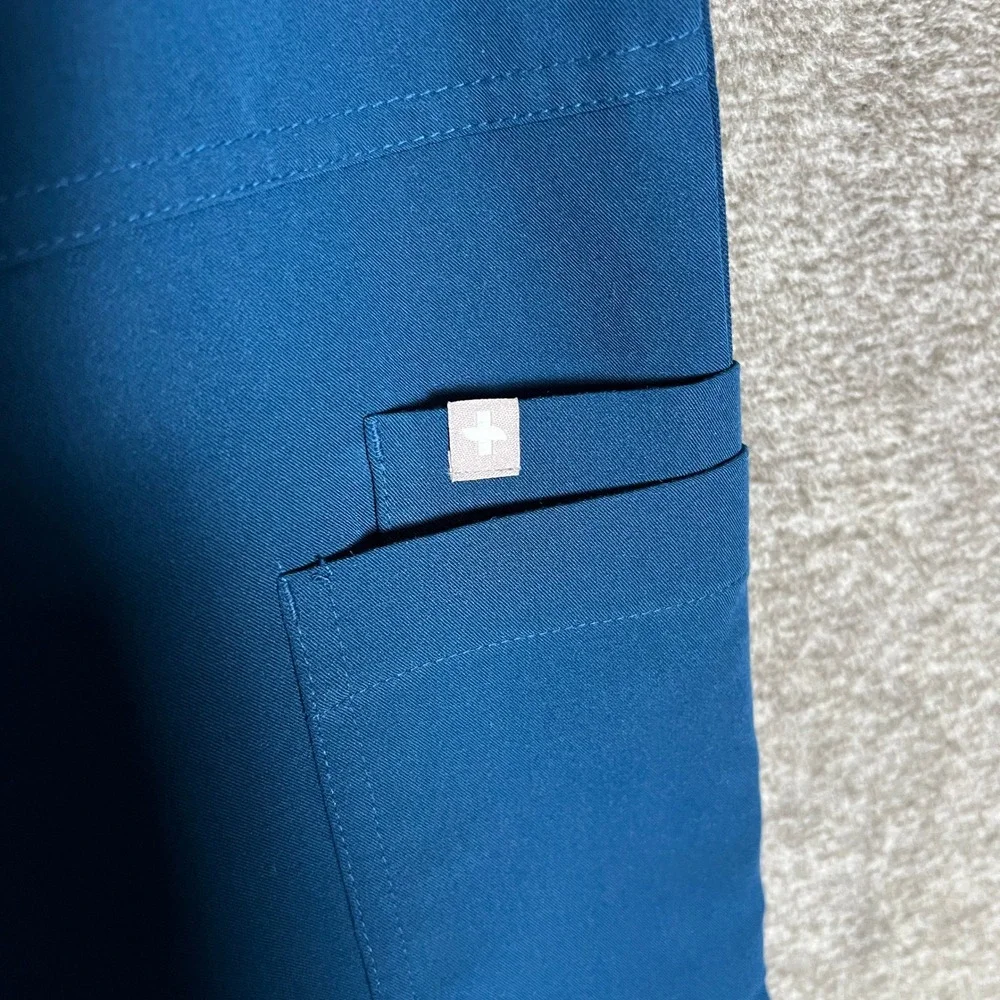 FIGS Cairo Slim Cargo‎ Scrub Pants Mens 2XL Blue Teal Medical Doctor Nurse